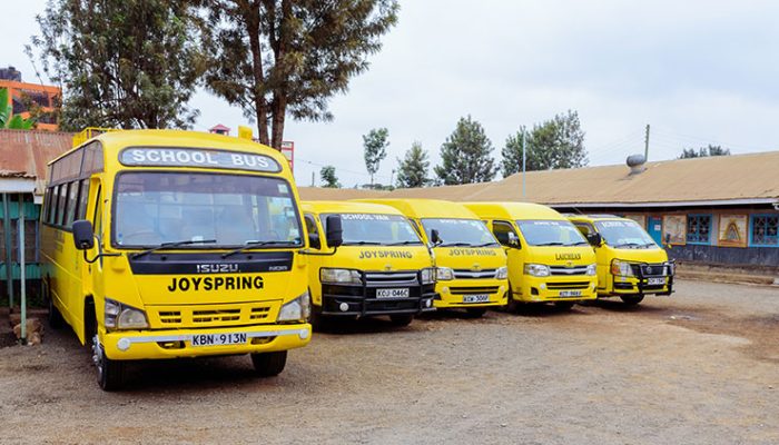 Joyspring School Transport Busses